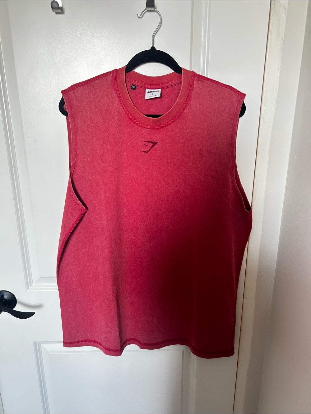 Gymshark Vintage Wash Red Muscle Tank